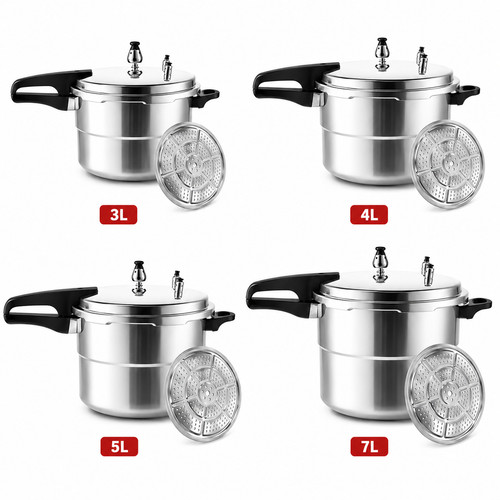 Aluminium pressure cooker - pressure, 3l