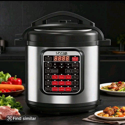Electric pressure cooker - pressure, 6qt