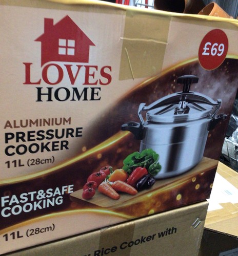 Aluminium pressure cooker - aluminium,