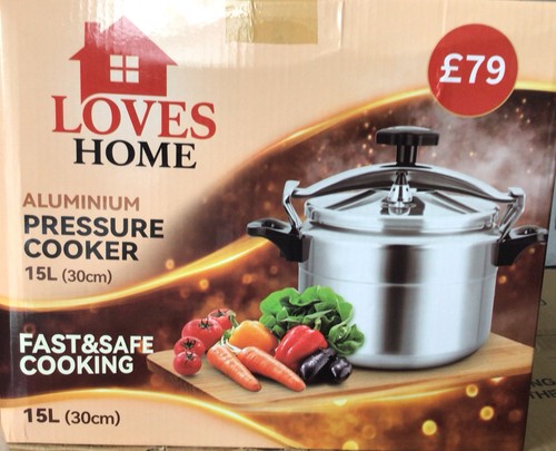 Aluminium pressure cooker - pressure, 15