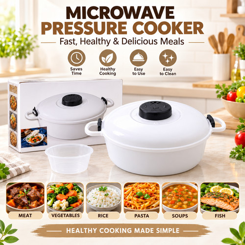 Microwave pressure cooker easy - pressure,
