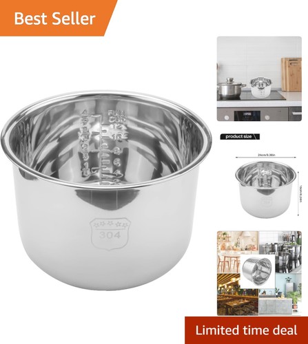 Silver pressure cooker - 6l,