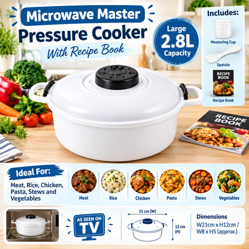 Microwave pressure cooker - pressure,