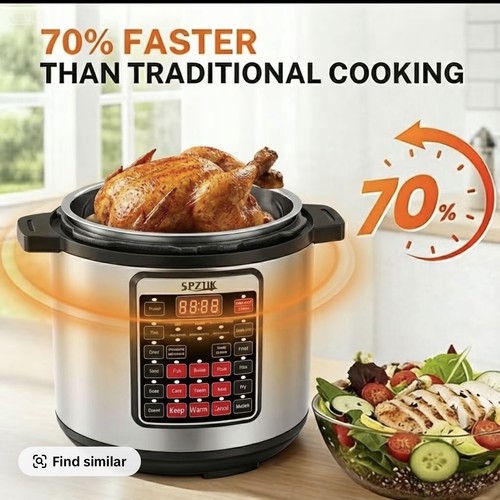 Electric pressure cooker 6qt - cooker,
